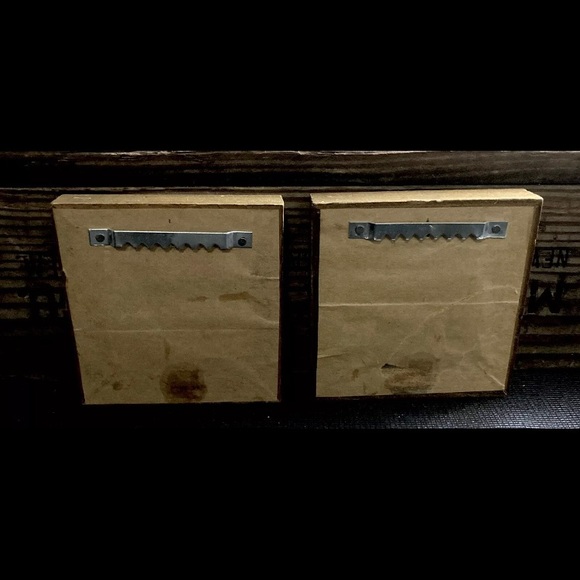 Vintage Custom Framed Elephant Pictures Set Of Two 3.5" By 3.5" - Picture 5 of 11